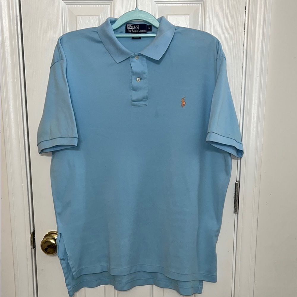 Polo by Ralph Lauren Men's Blue Polo Shirt